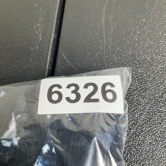 Simply Vera Vera Wang Crinkle Top Womens Sz XL Floral 3/4 Sleeve Tunic Blue - Picture 10 of 10